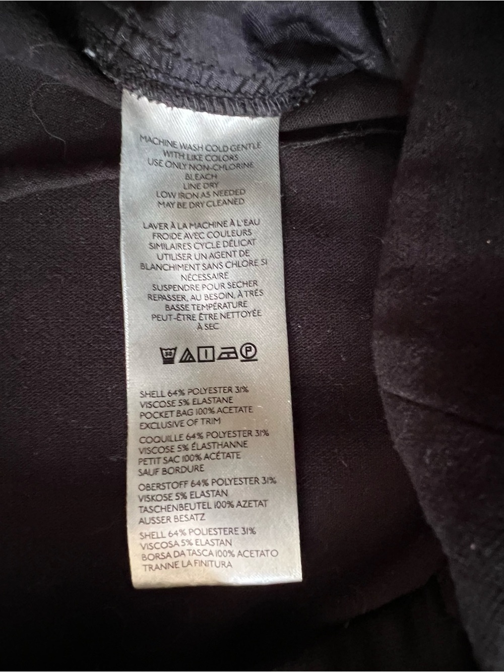 Anthropologie Maeve Black Super Wide Leg Pleated Trousers Sz 10 - Picture 13 of 14